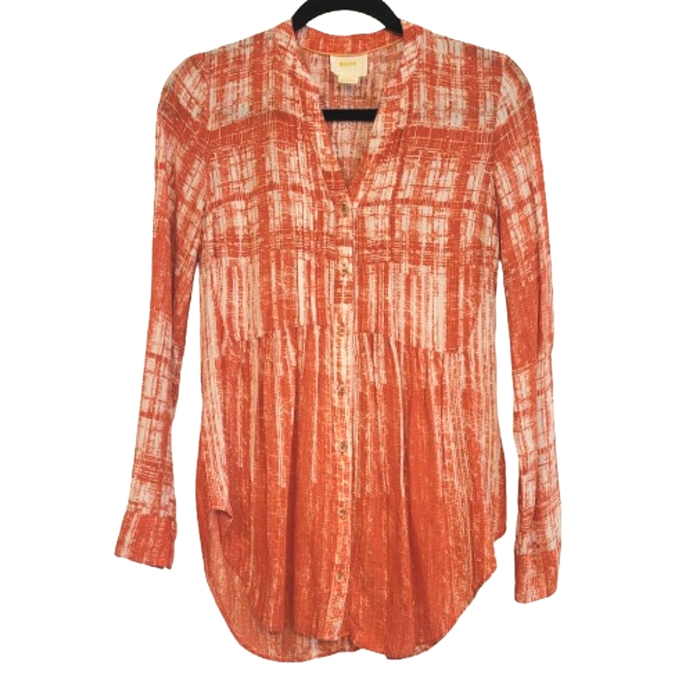 Maeve Anthropologie Button down blouse size 2